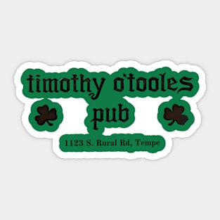 Timothy O'Toole's Pub - Tempe Arizona 1980s Sticker